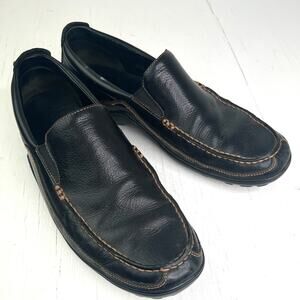 Cole Haan Men's Driving Loafers 10.5 Black Slip On Leather